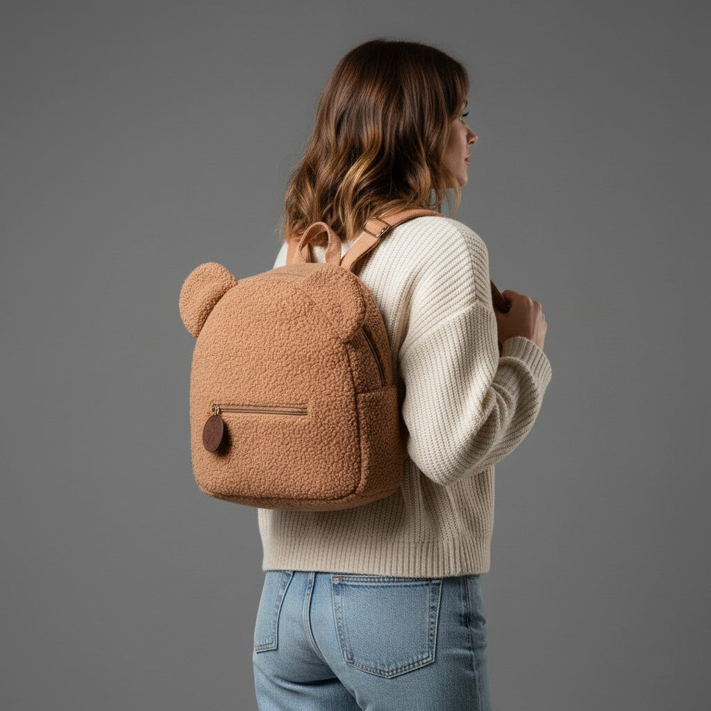 Sac à Dos Enfant Ours en Peluche – Cartoon & Tendance 2025