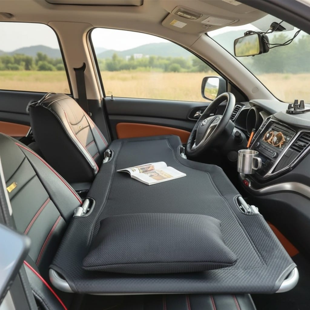 Matelas de voiture portable