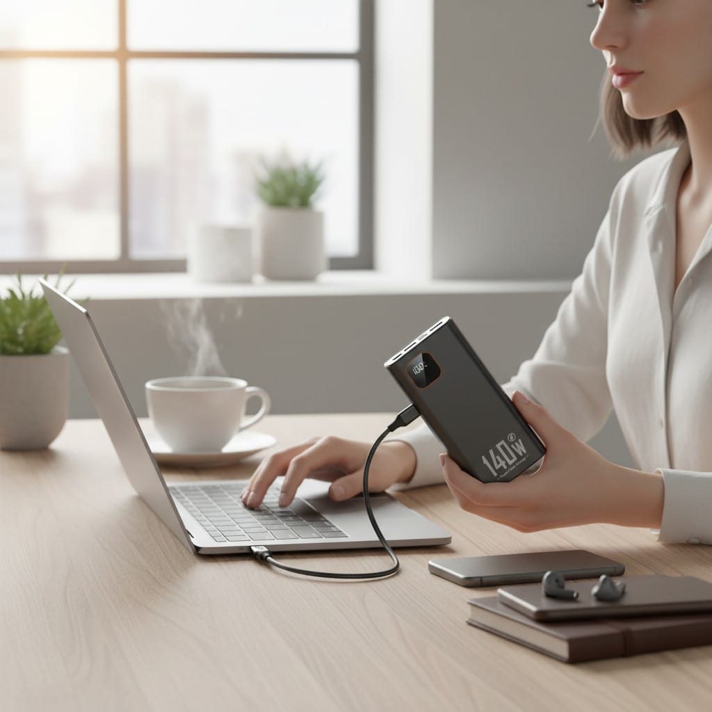 Batterie Externe 500000mAh 140W – Charge Ultra Rapide