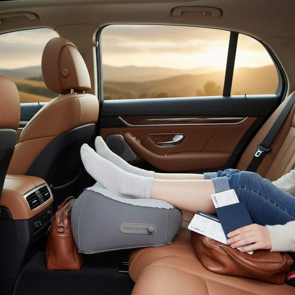 Repose-Pieds Portable – Confort & Circulation Optimisée