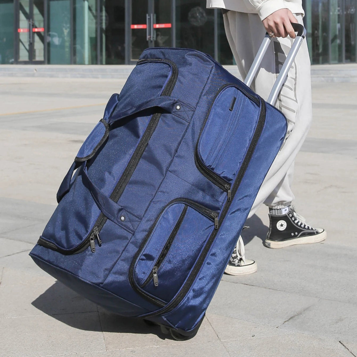 Sac Valise de Voyage – Grande Capacité Étanche – Sac Sport avec Roulettes