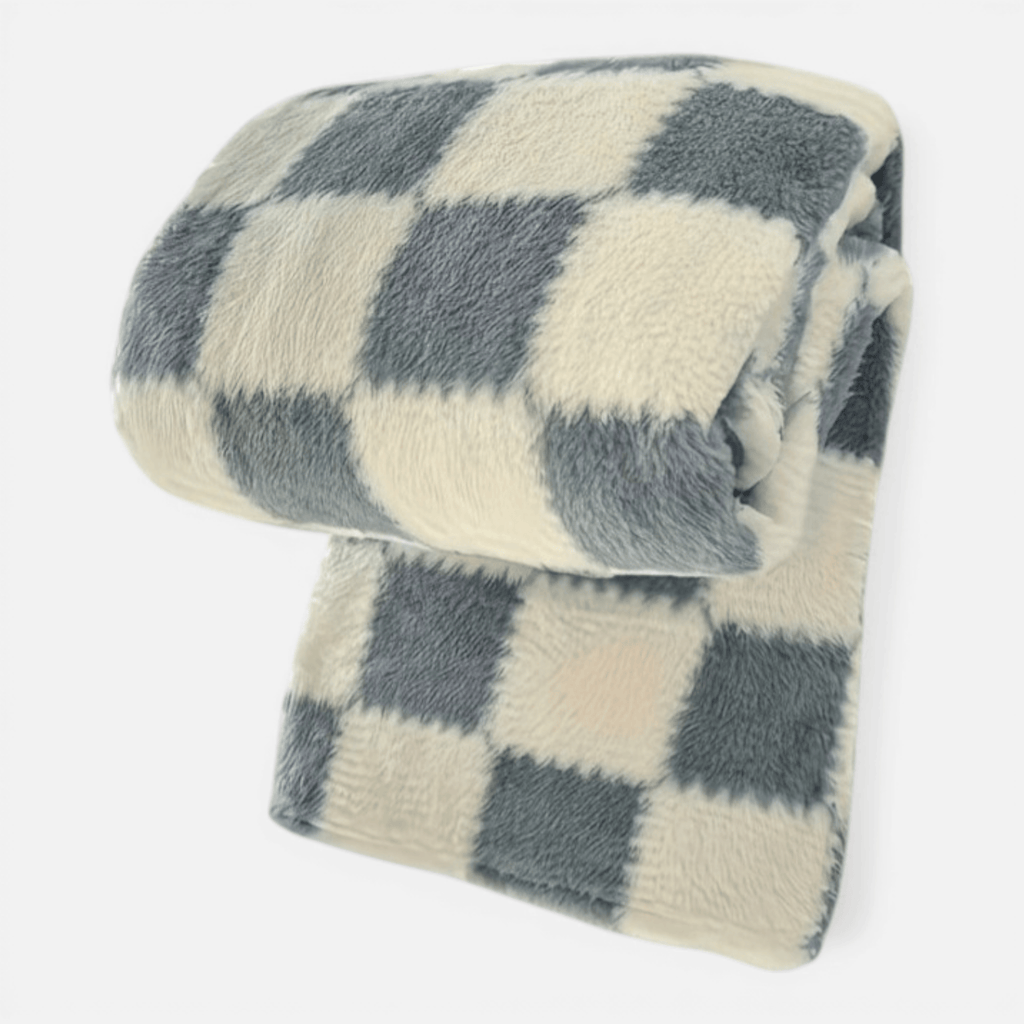 Plaid en damier pour toutes saisons