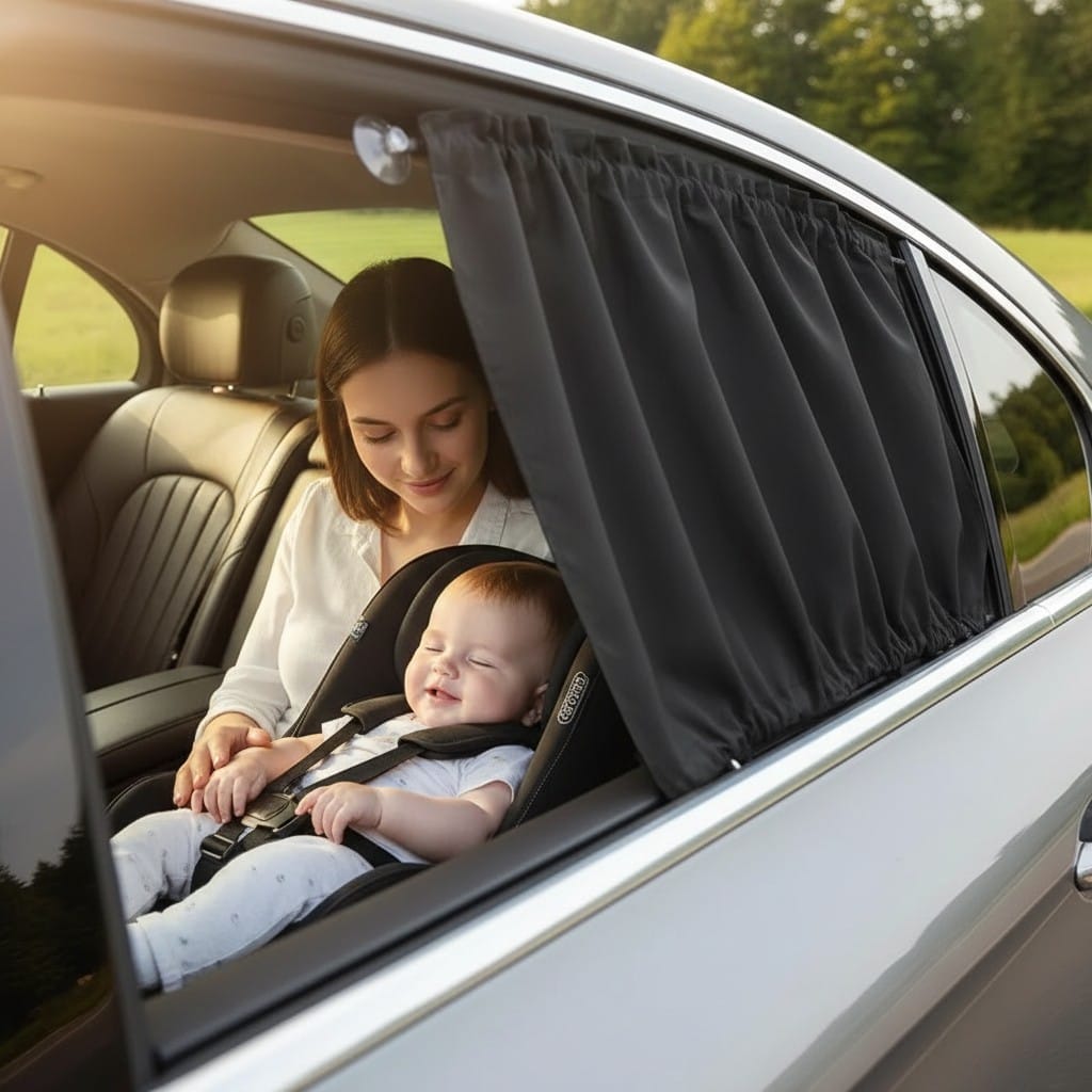 Rideaux de voiture en polyester