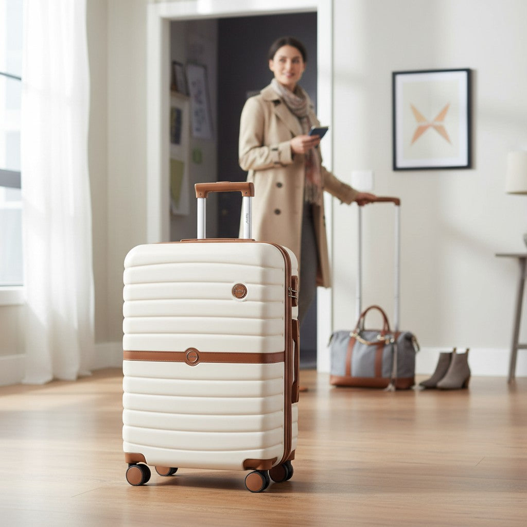 Valise Coque Rigide – Roues 360° & Serrure à Combinaison