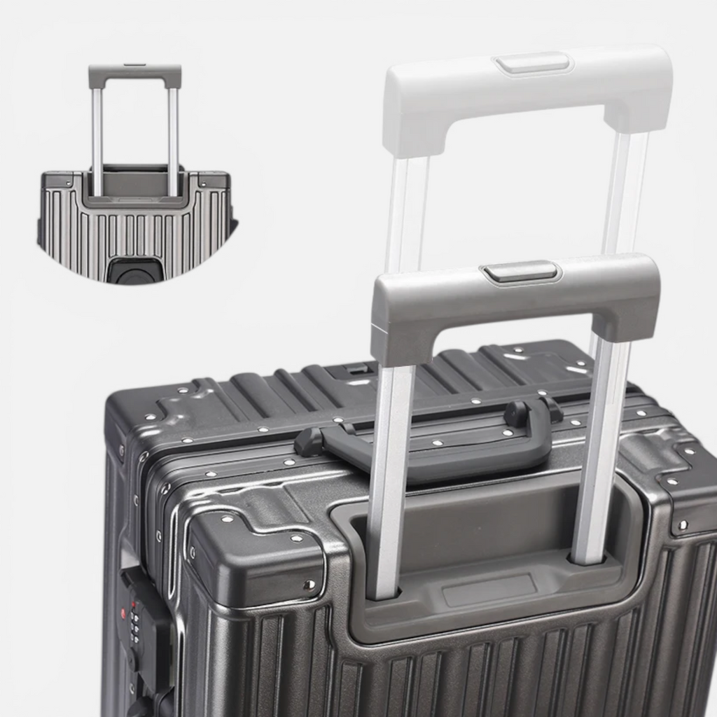Valise Grande Capacité – Coque Robuste & Fermeture Éclair Double