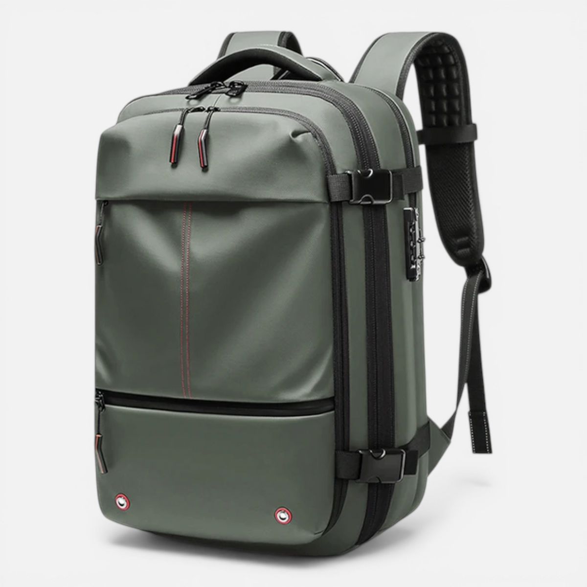 Sac à Dos Ordinateur avec Compression Sous Vide – Grande Capacité Extensible