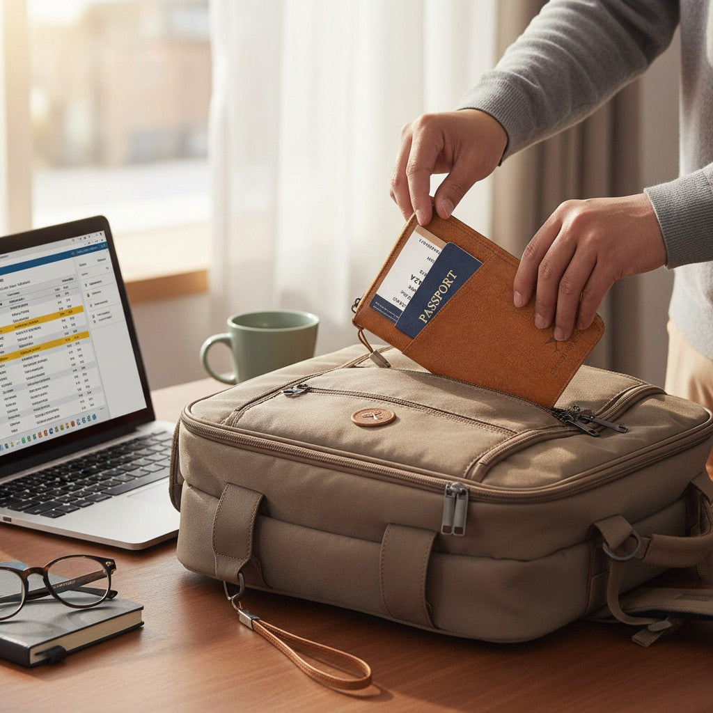 Pochette Passeport RFID Multifonction