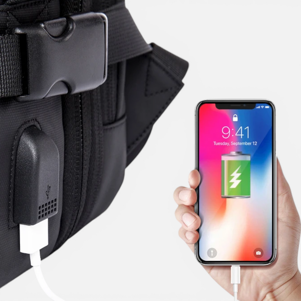 Sac à Dos Voyage & Business – Extensible avec USB – Imperméable Grande Capacité