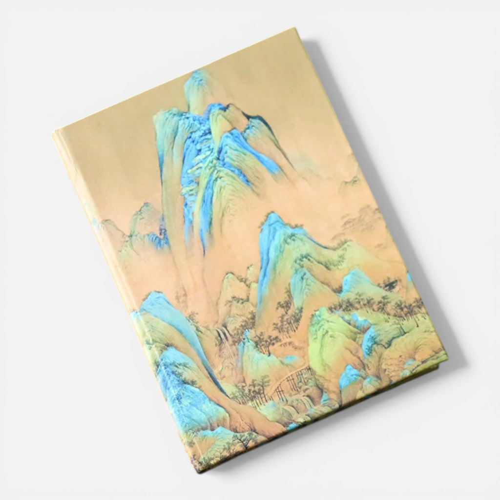 Carnet Mini Rigide de Poche – Motifs Peintures Chinoises