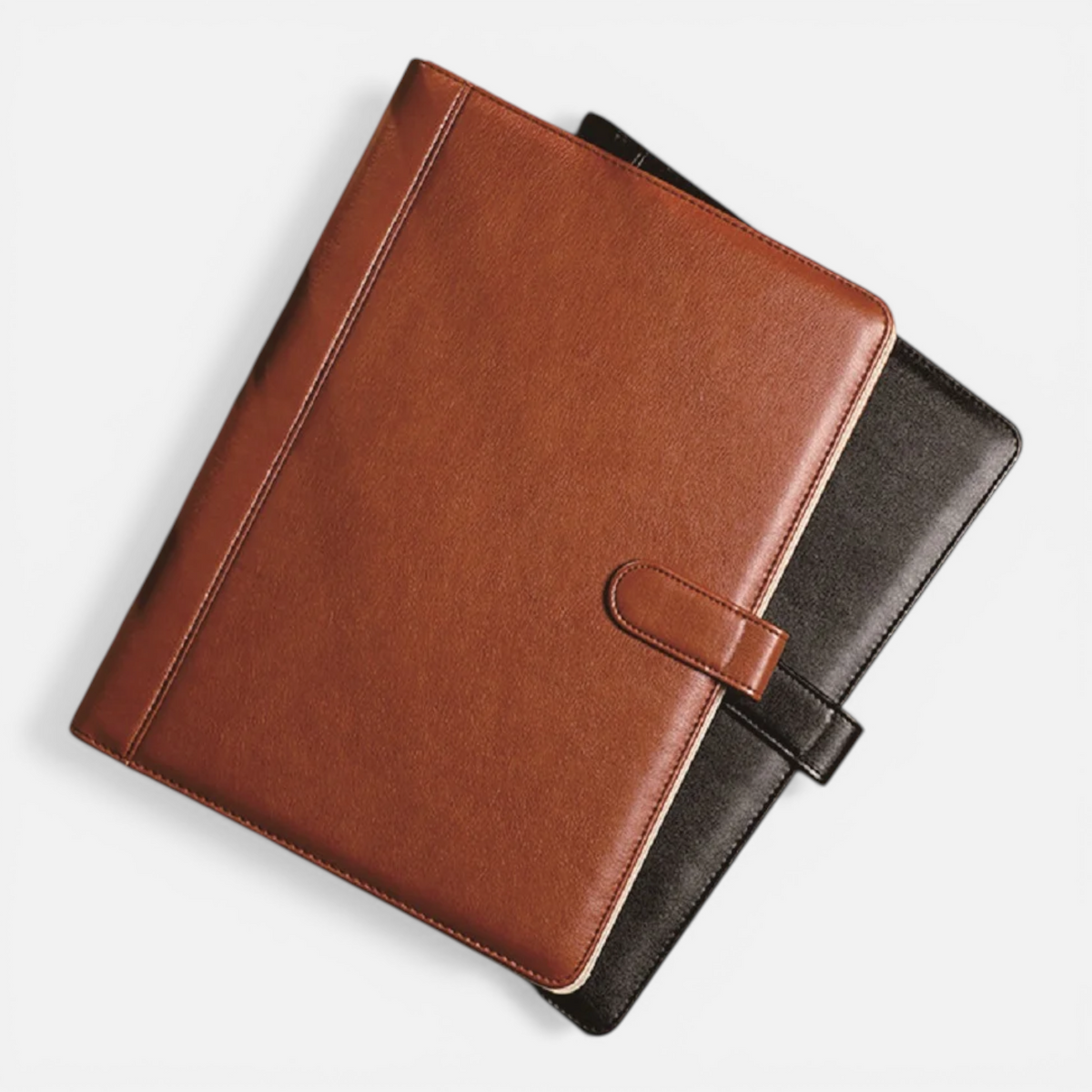 Porte-Documents de Bureau avec Calculatrice – Classeur de Rangement & Carnet de Notes