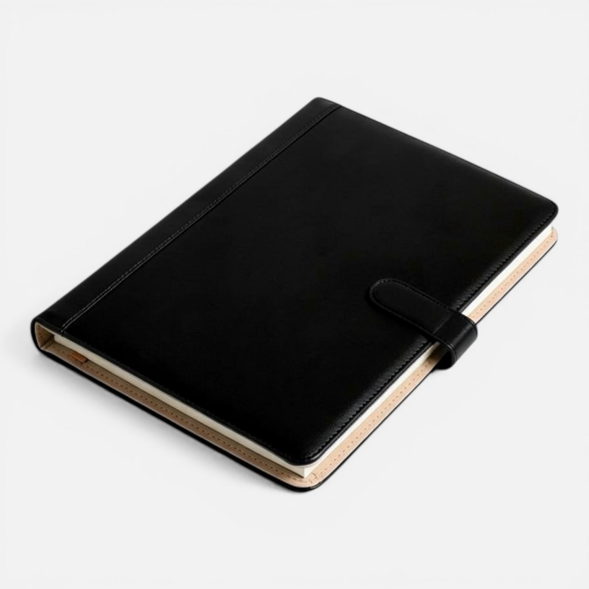 Porte-Documents de Bureau avec Calculatrice – Classeur de Rangement & Carnet de Notes