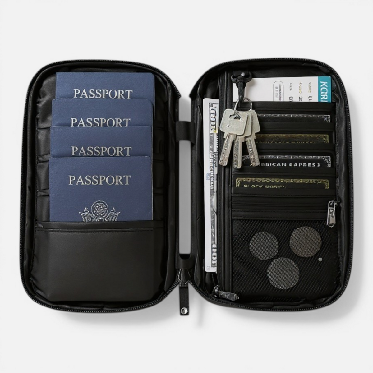 Pochette Passeport Étanche – Organisateur de Voyage Grande Capacité