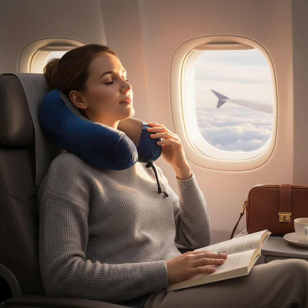 Oreiller de Voyage Confort – Maintien Tête & Nuque