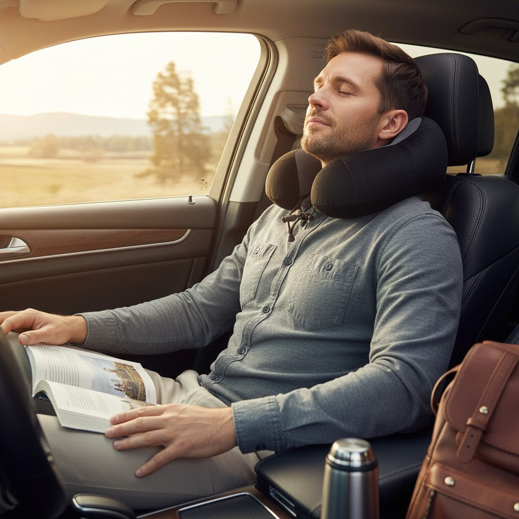 Oreiller de Voyage Confort – Maintien Tête & Nuque