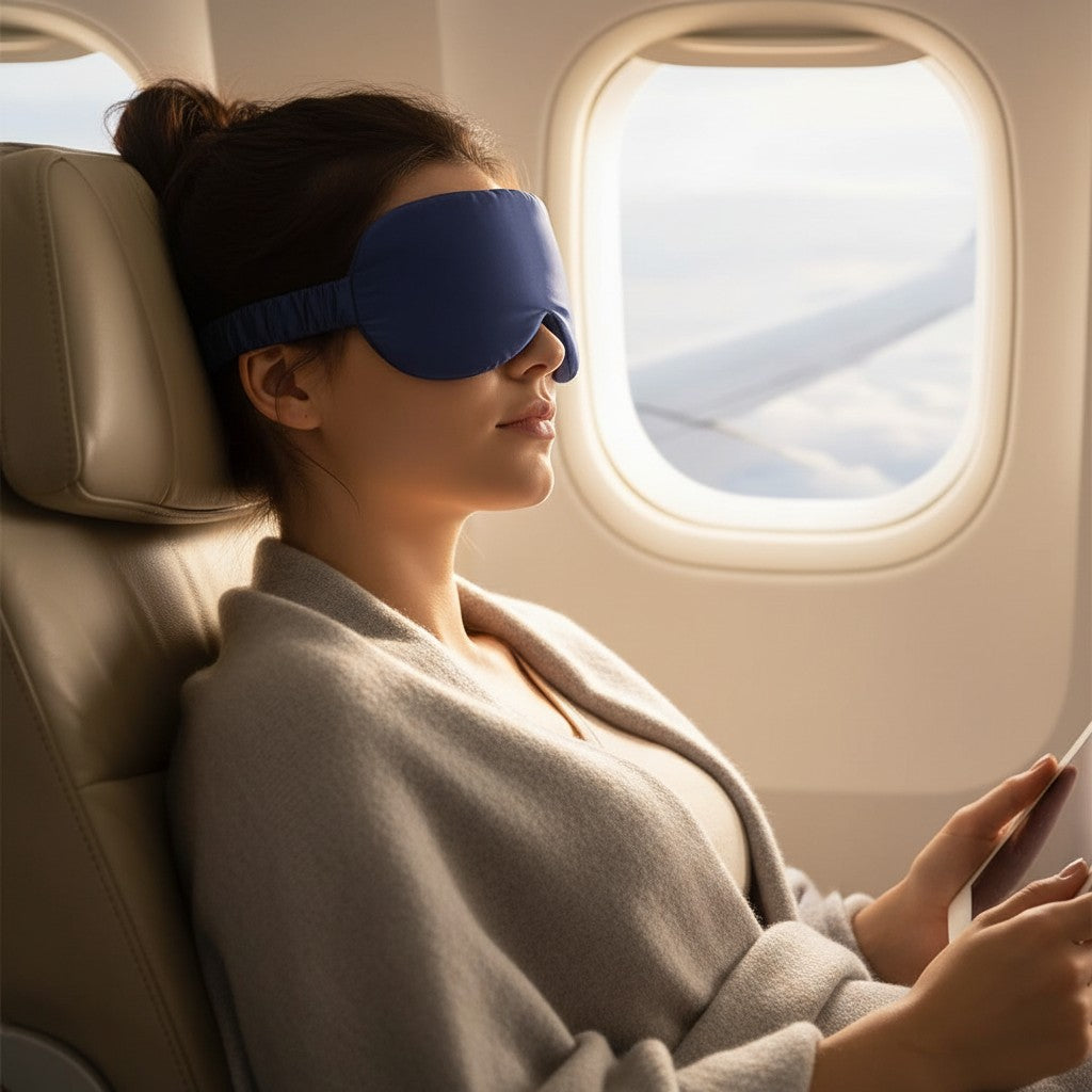 Masque de Sommeil Avion – Obscurité & Confort