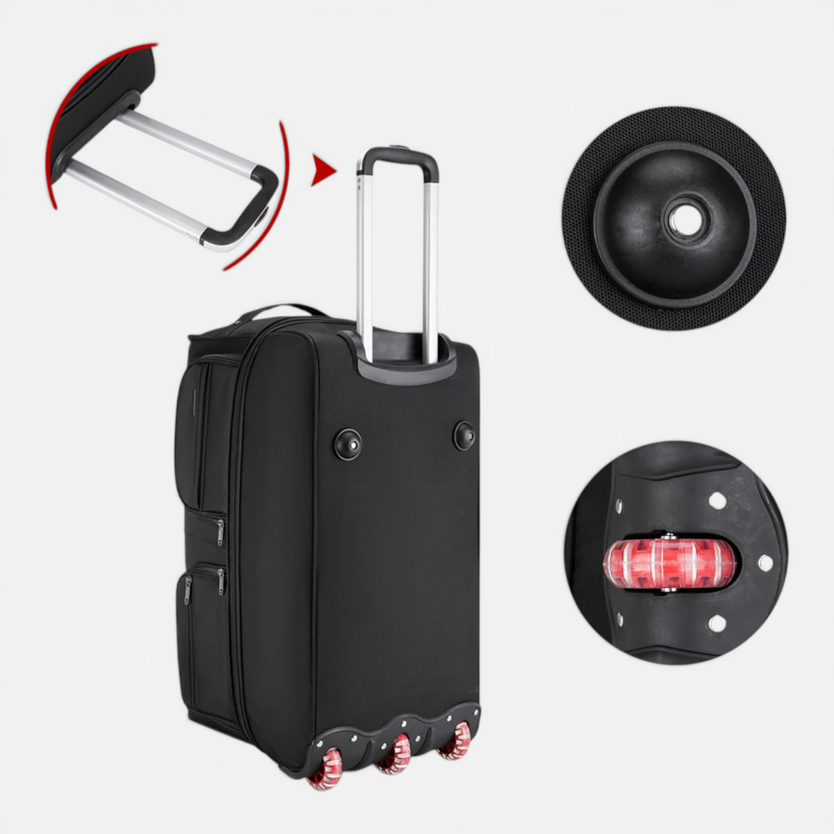 Sac Valise de Voyage – Grande Capacité Étanche – Sac Sport avec Roulettes
