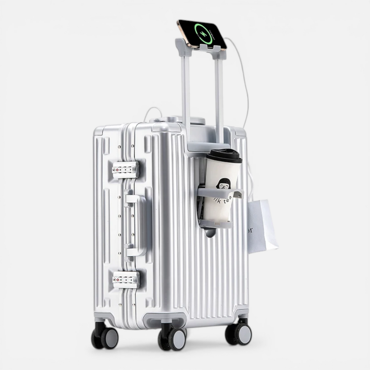 Valise Cabine Multifonction – Roues Silencieuses avec Frein