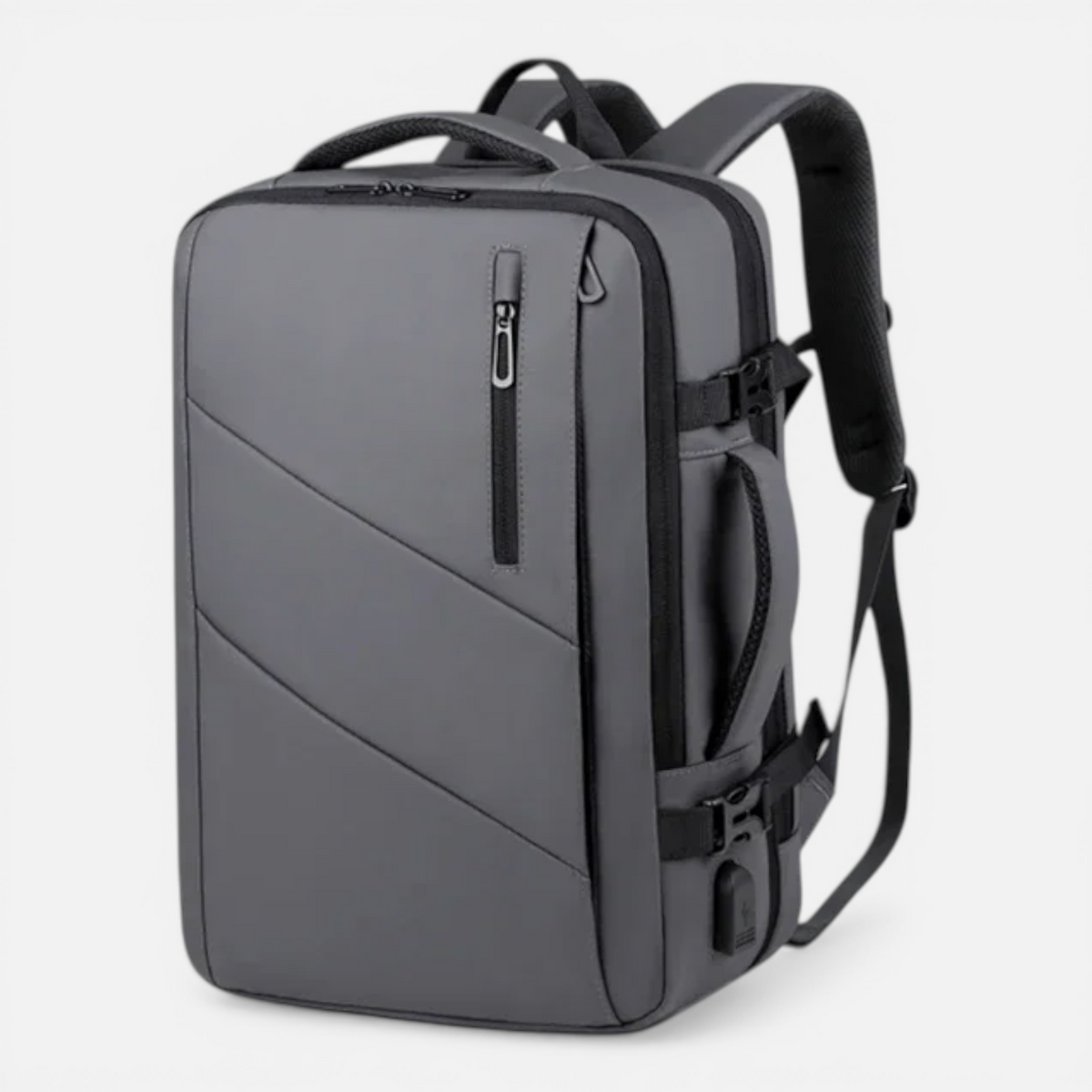 Sac à Dos – Extensible & Imperméable avec USB – Multi-Poches