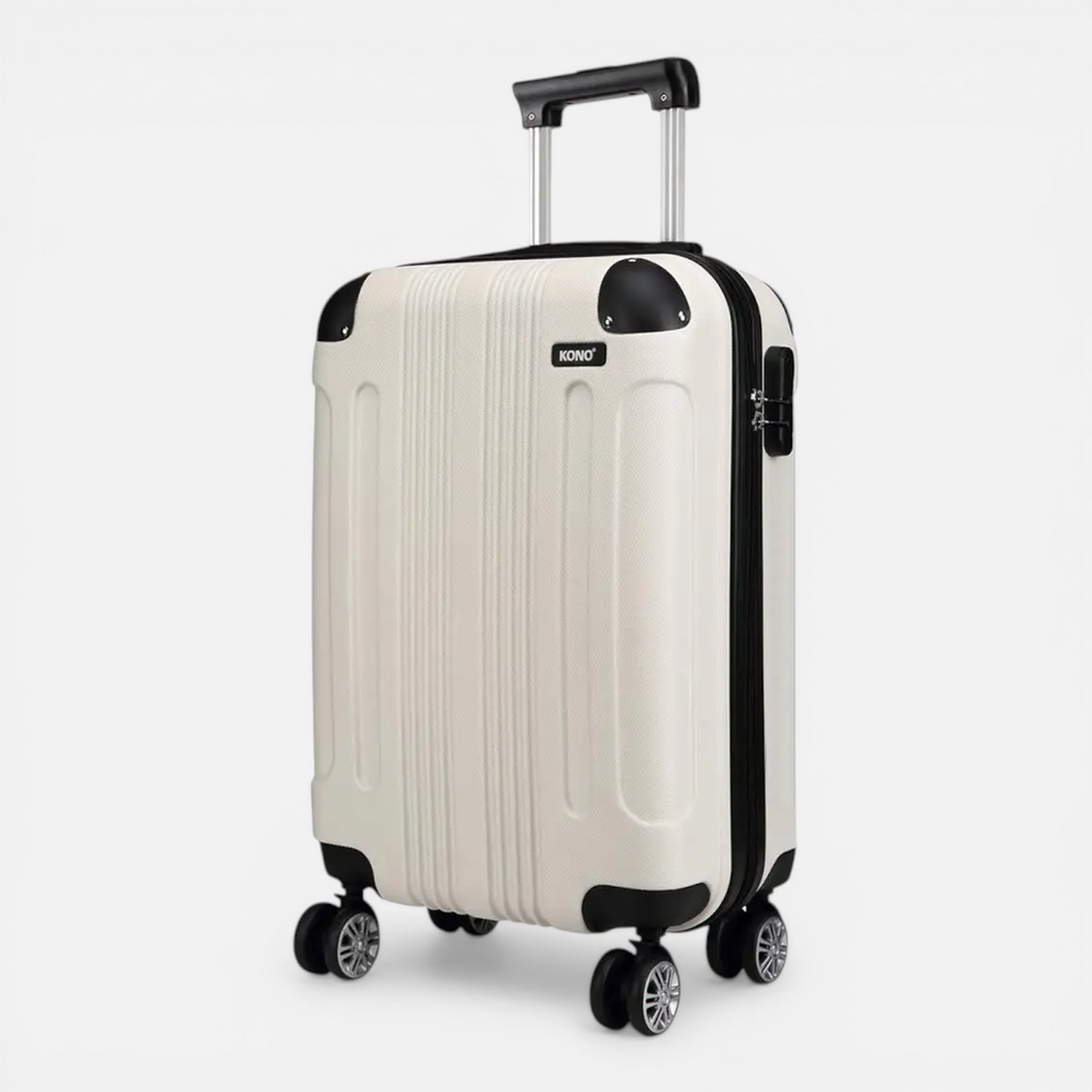 Valise Coque Rigide ABS – Légère avec 4 Doubles Roues