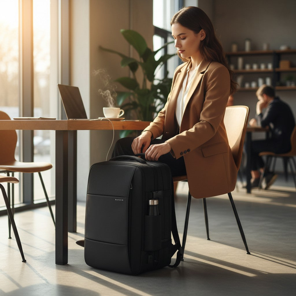 Sac à Dos Voyage & Business – Extensible avec USB – Imperméable Grande Capacité