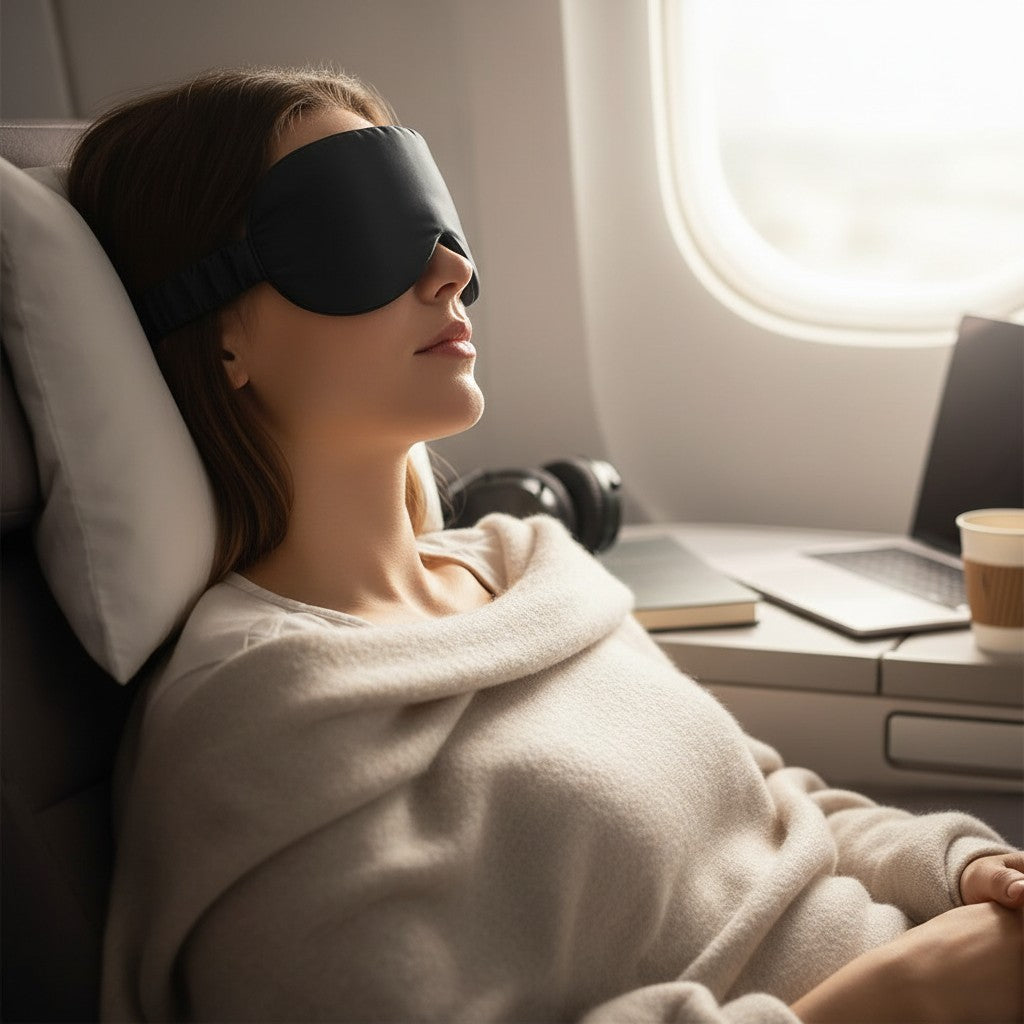 Masque de Sommeil Avion – Obscurité & Confort