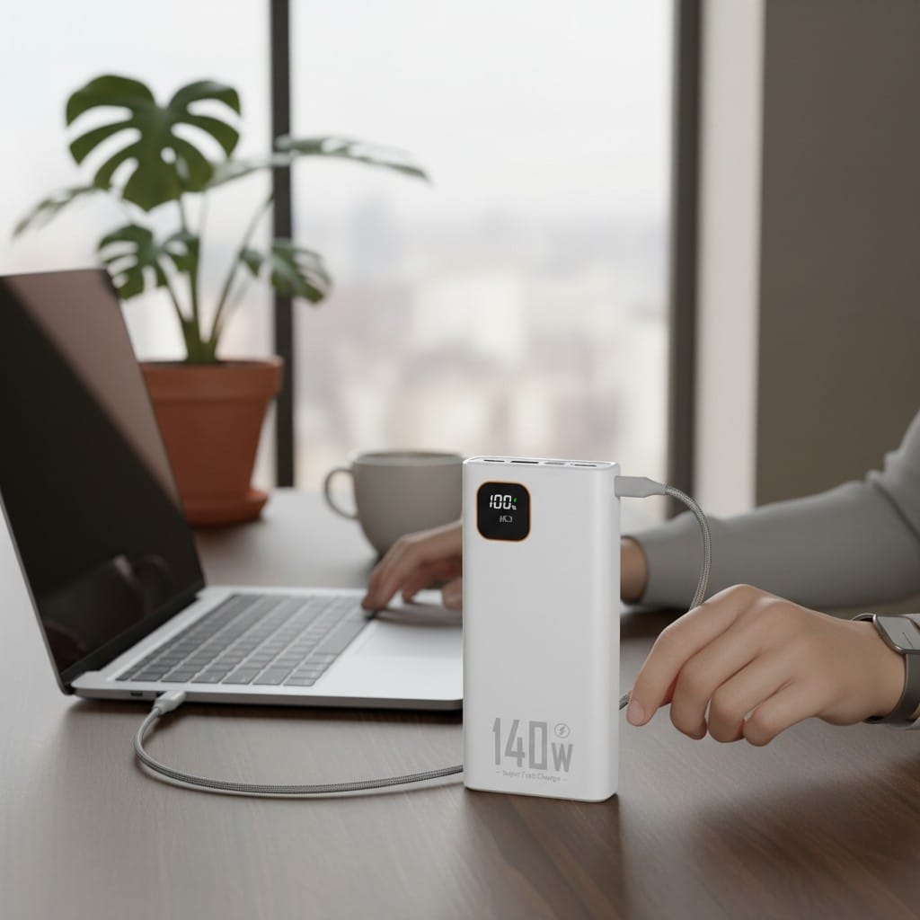 Batterie Externe 500000mAh 140W – Charge Ultra Rapide
