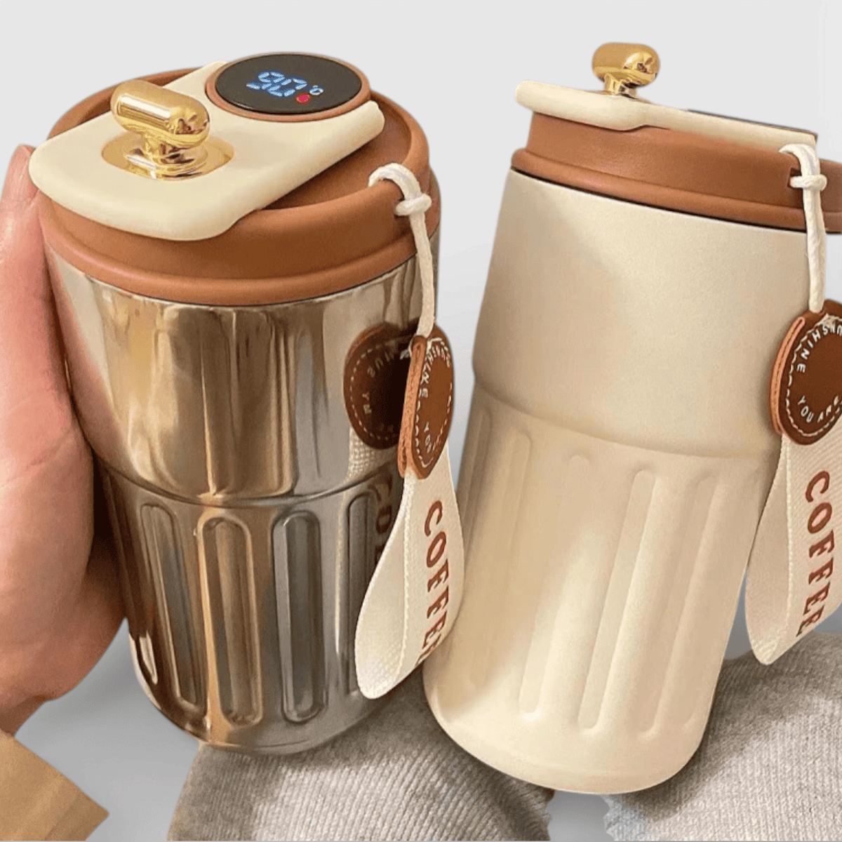 Mug intelligent isotherme
