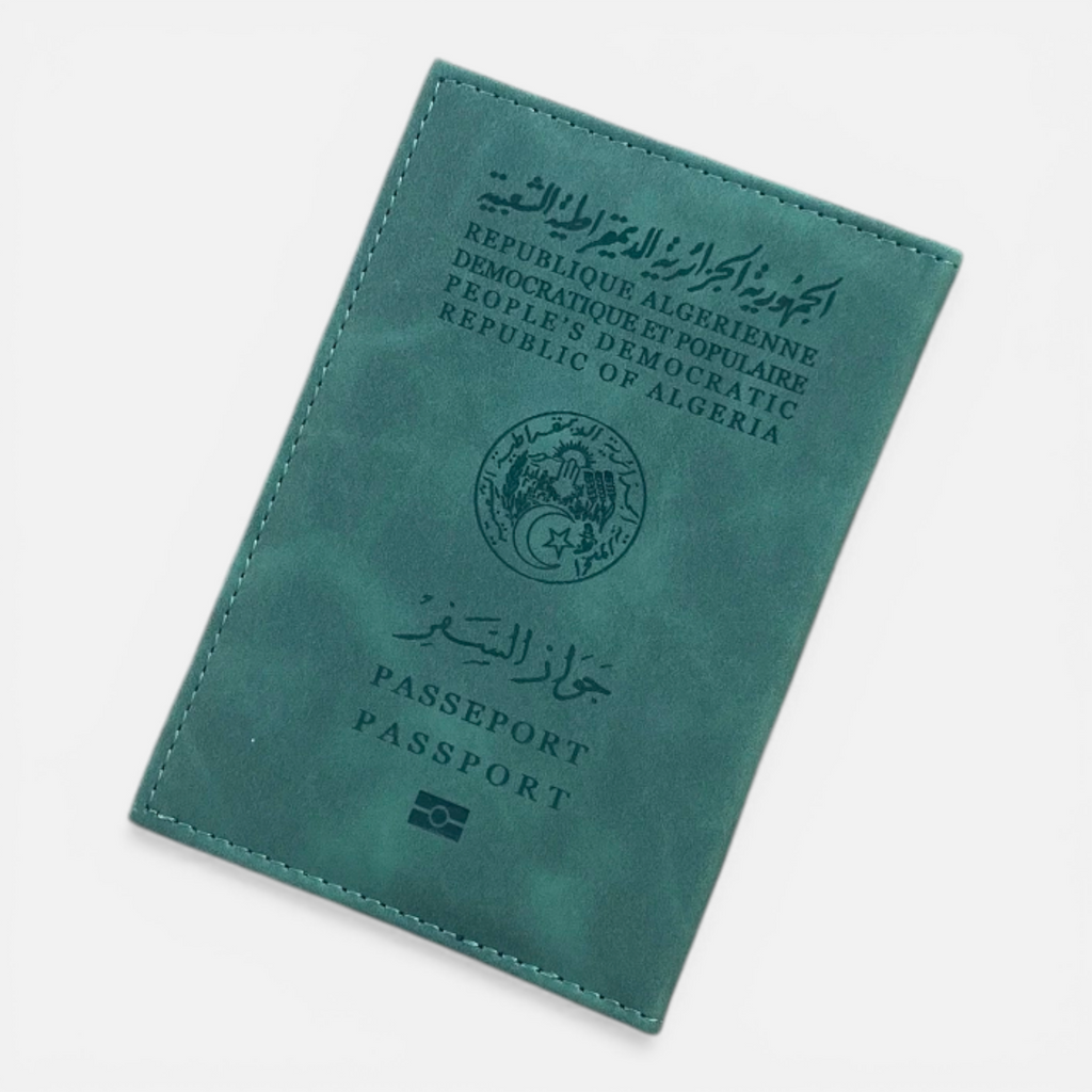 Protège-Passeport Algérie Vert