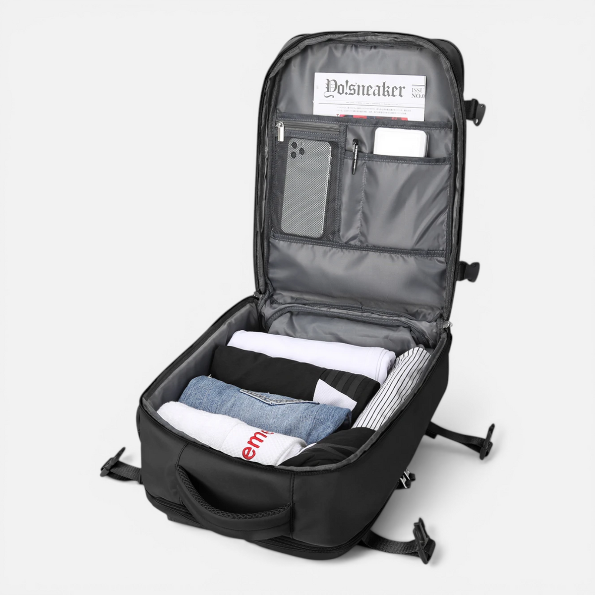 Sac à Dos Cabine 40x30x20 – Bagage à Main Avion – Compartiment Ordinateur