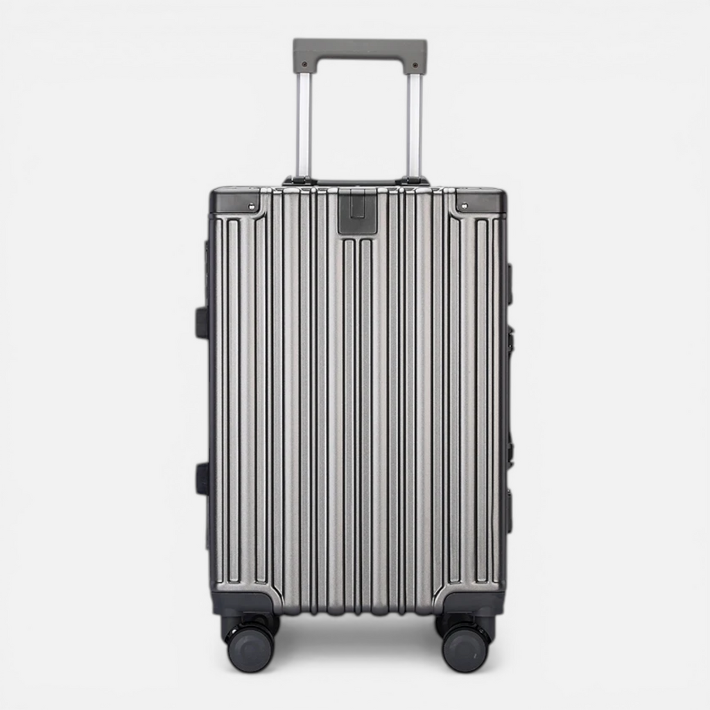 Valise Grande Capacité – Coque Robuste & Fermeture Éclair Double