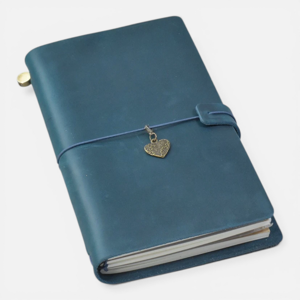 Carnet de Voyage en Cuir Véritable – Journal Rétro