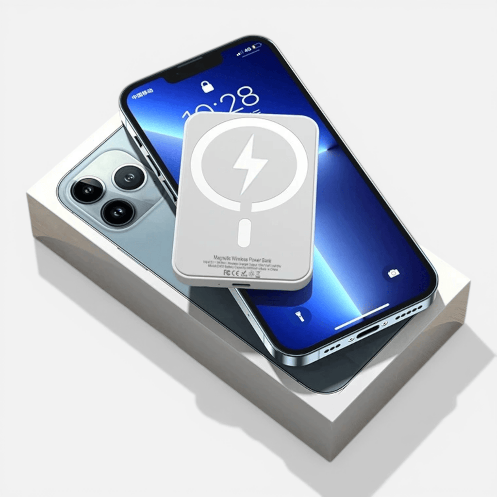 Batterie Externe Magnétique 50000mAh – Compatible iPhone 12 à 17