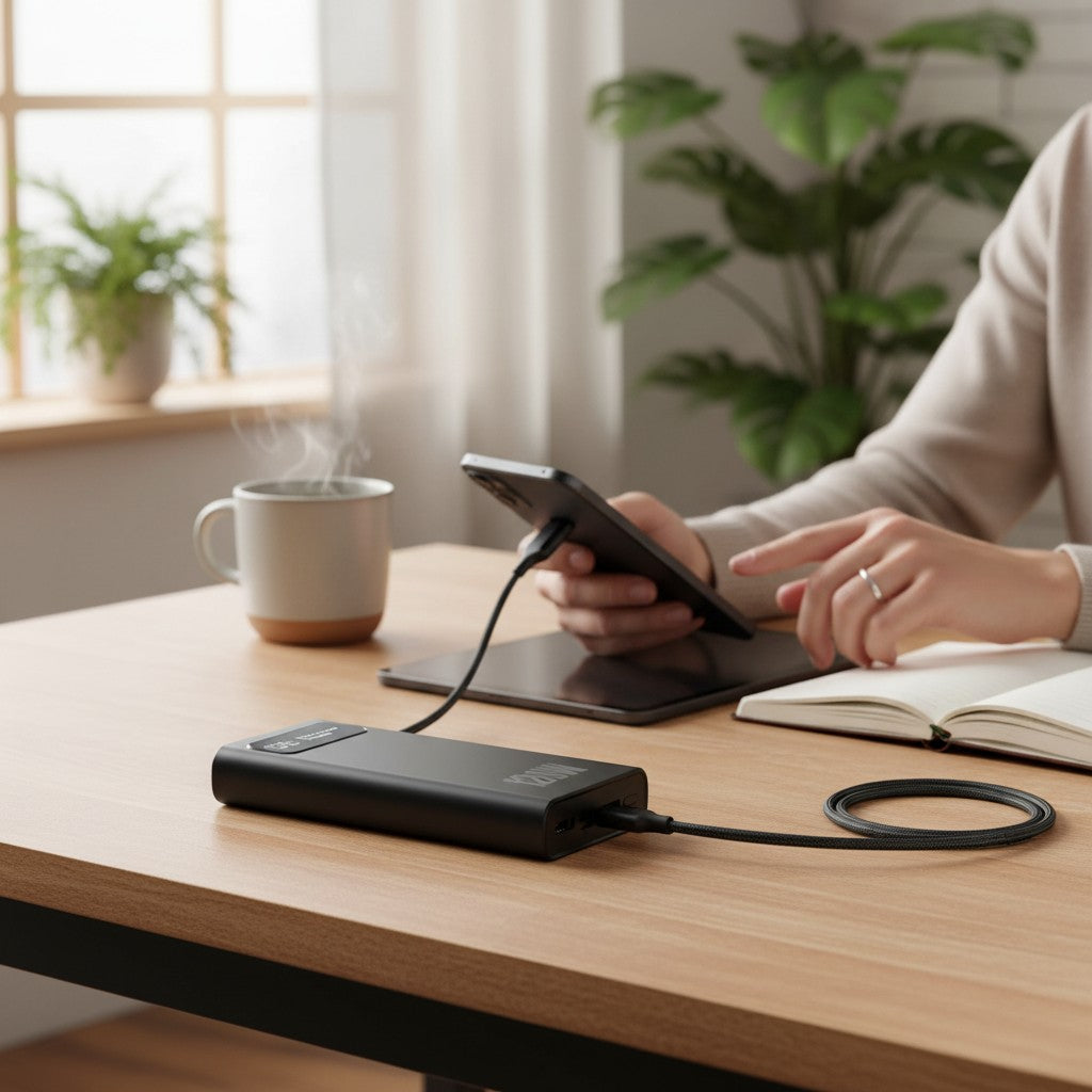 Batterie Externe 200000mAh 120W – Charge Ultra Rapide avec Écran LED