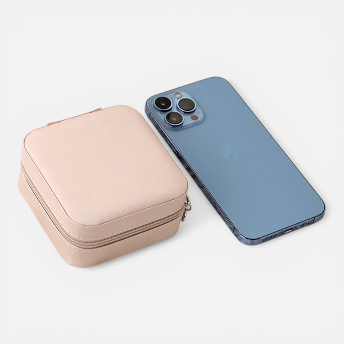 Boîte à Bijoux de Voyage en Cuir – Rangement Compact Élégant