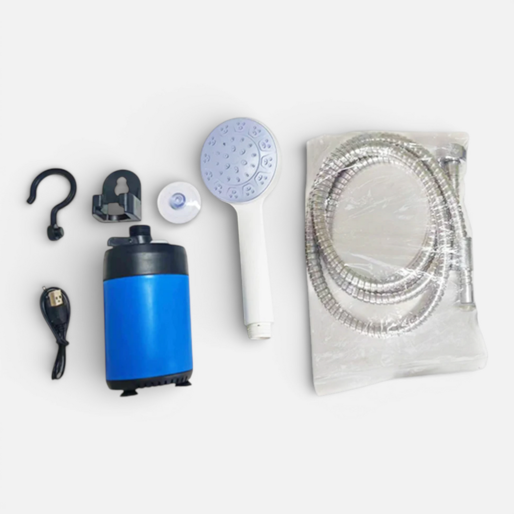 Douche d'extérieur électrique portable