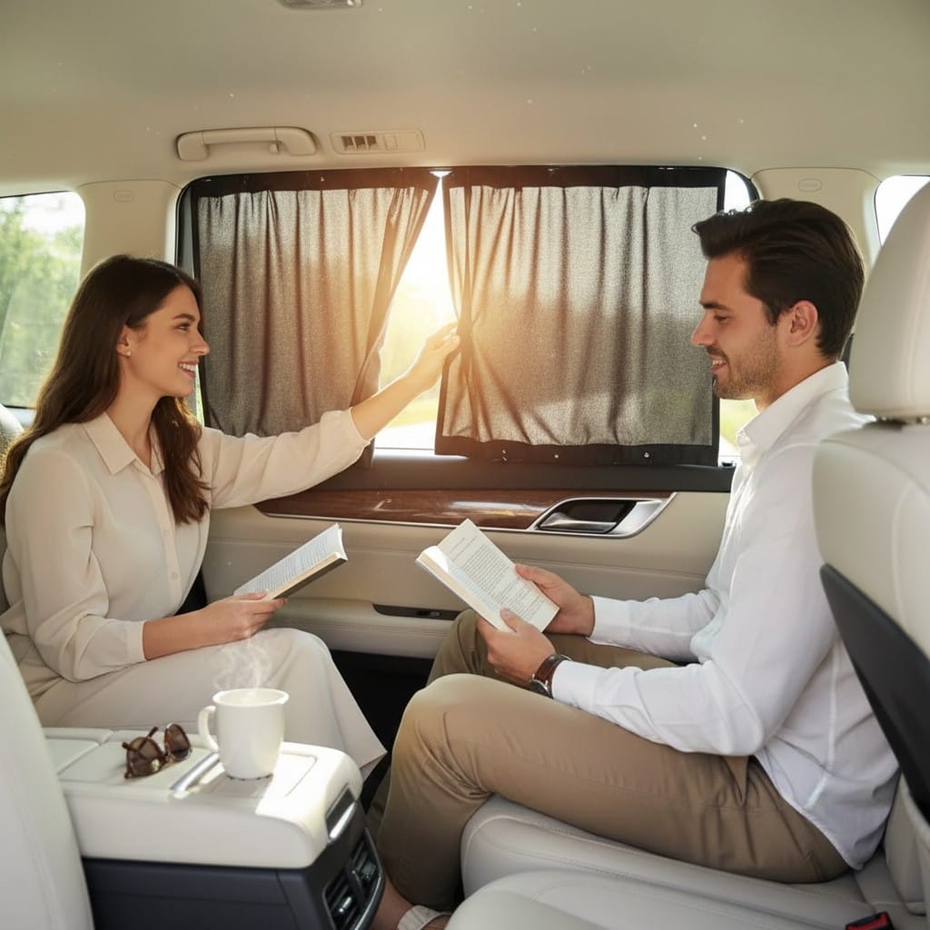 Rideaux de voiture protecteur d'UV