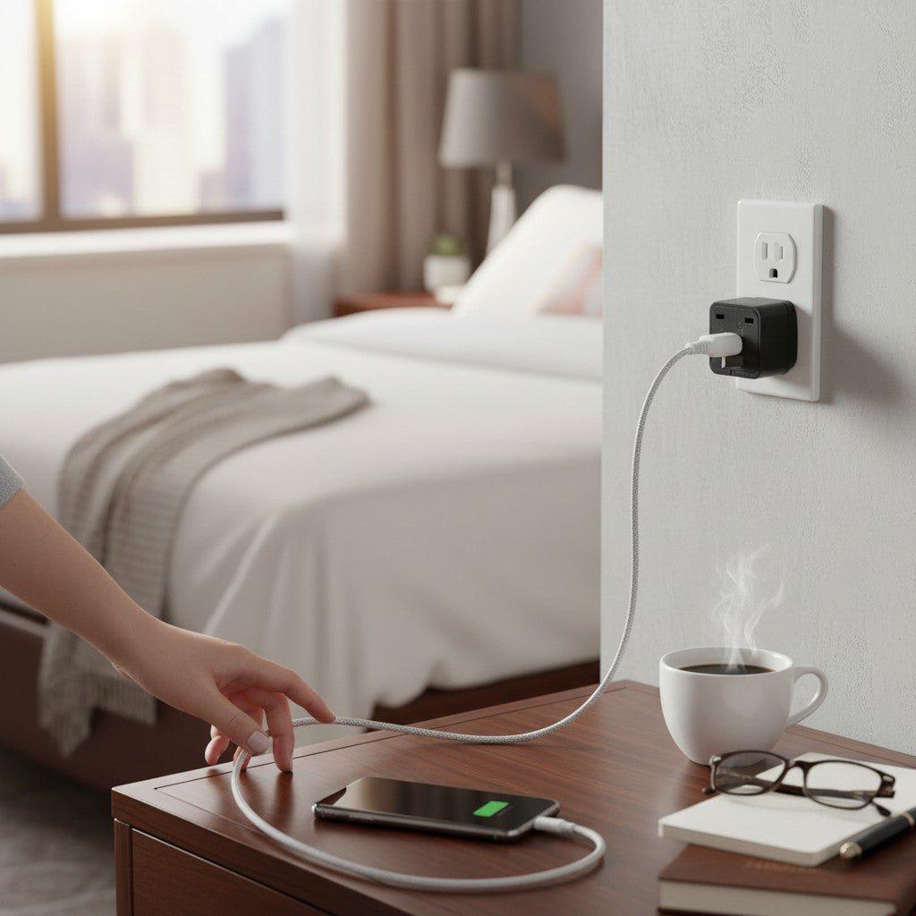 Adaptateur Prise Universel Voyage – EU vers US (Type B) 10A