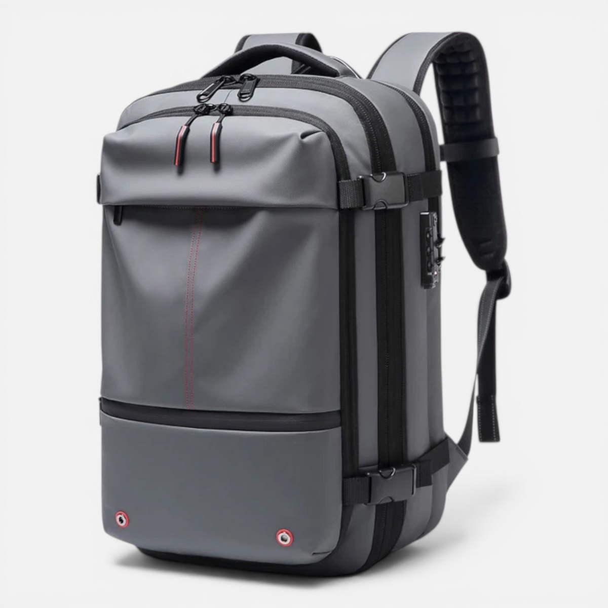 Sac à Dos Ordinateur avec Compression Sous Vide – Grande Capacité Extensible