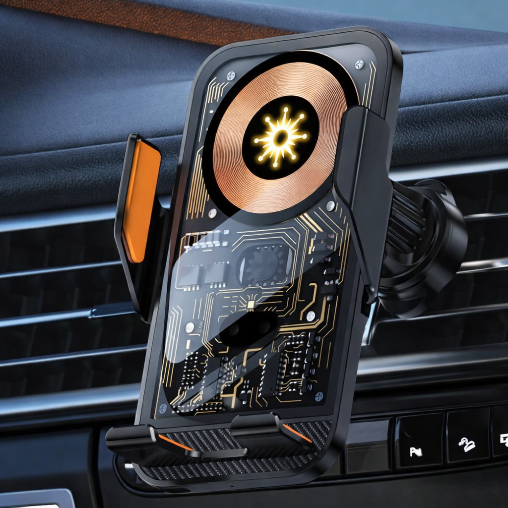 Support Téléphone Voiture à Induction Universel – Charge Sans Fil