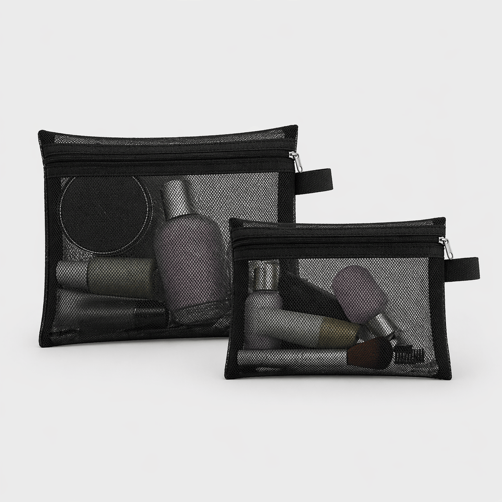 Trousse Maquillage Filet Femme Voyage – Organiseur Cosmétique Portable