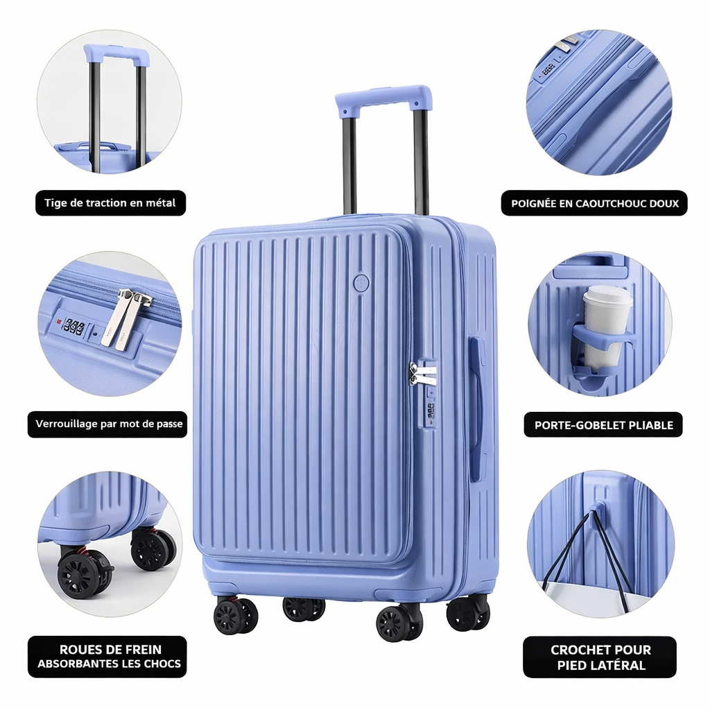 Valise Extensible Ouverture Frontale – Grande Capacité