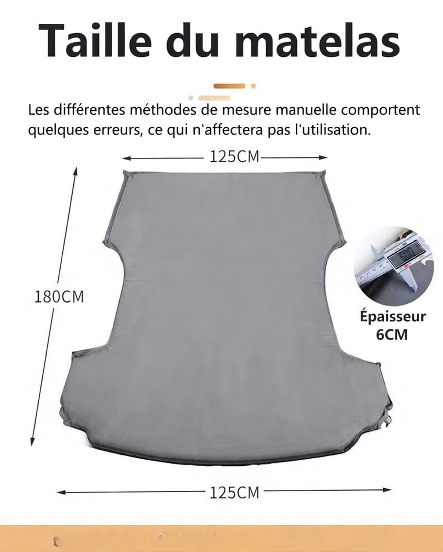 Matelas de voiture gonflable