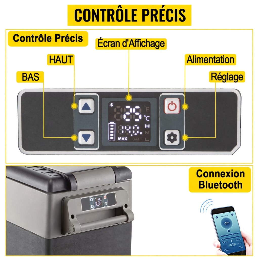 Glacière électrique rechargeable