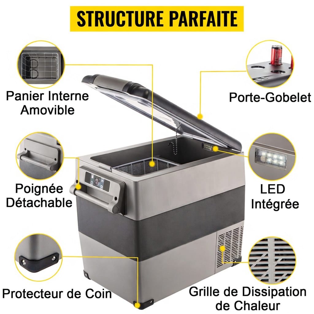 Glacière électrique rechargeable
