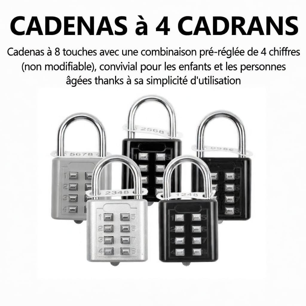 Cadenas code à 8 chiffres