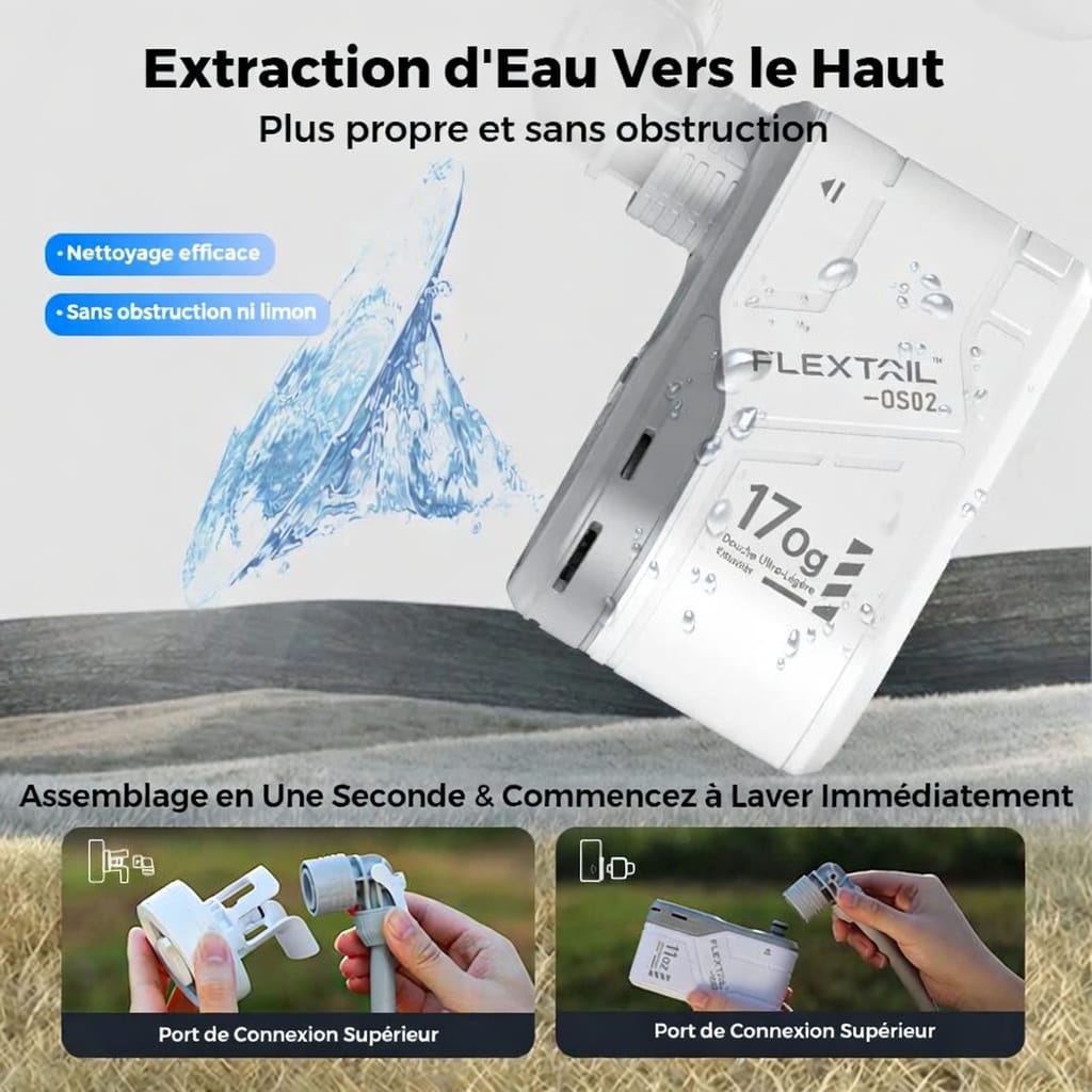 Douche portable de camping