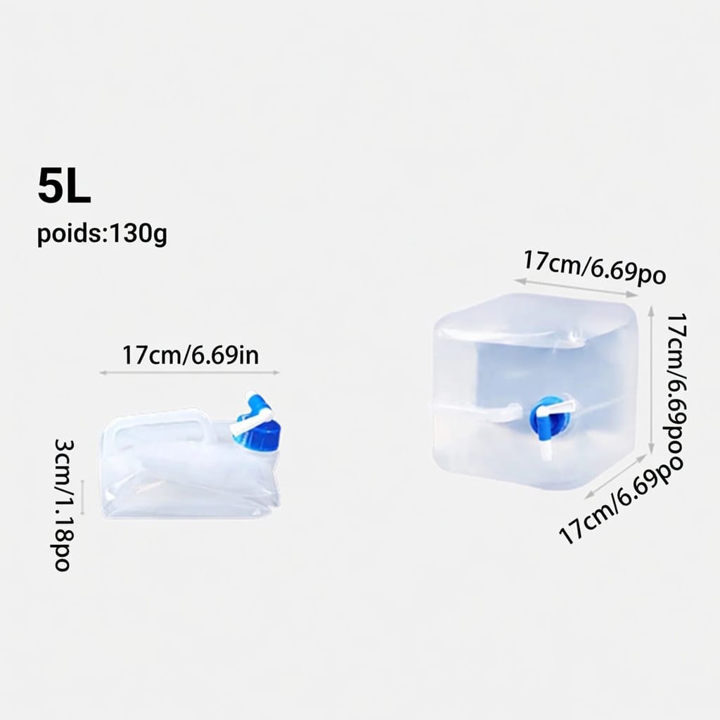 Réservoir d'eau portable 5-20L