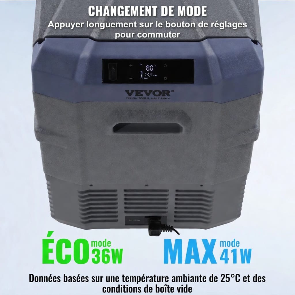 Glacière électrique rechargeable et résistante