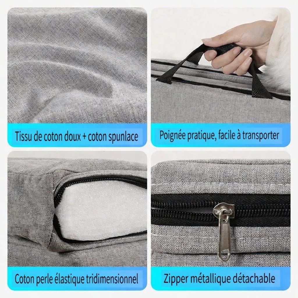 Matelas de voiture en coton