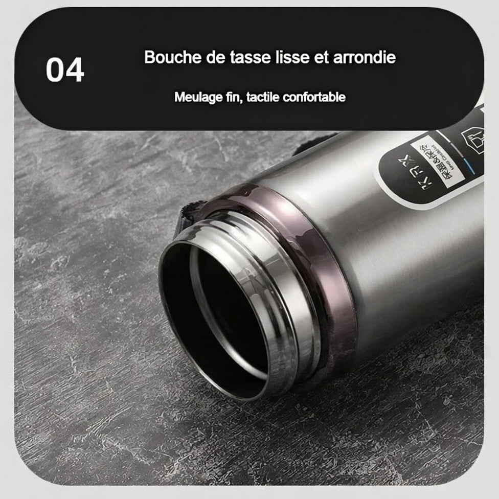 Bouteille isotherme affichage LED
